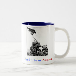 Iwo Jima Proud to be an American Coffee Mug