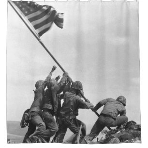 Iwo Jima Raising American Flag