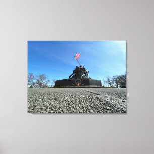 Iwo Jima Stretched Canvas Print