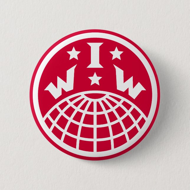 IWW Logo 2 Inch Round Button (Front)