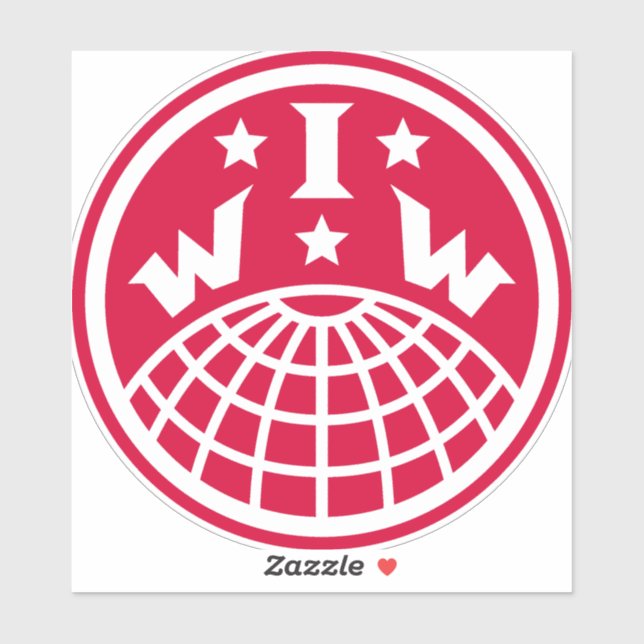 IWW Logo Sticker (Sheet)