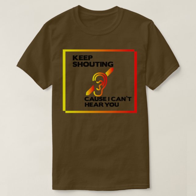 Ix27M DEAF 4 T-Shirt (Design Front)