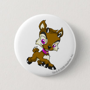 Ixi Brown 2 Inch Round Button