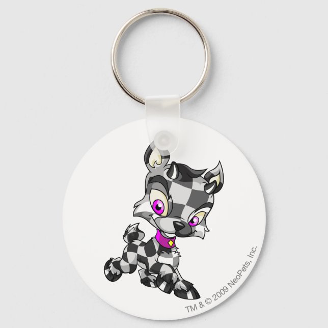 Ixi Chequered Keychain (Front)