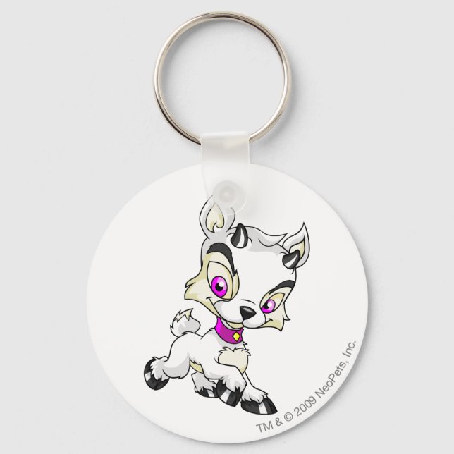 Ixi White Keychain (Front)