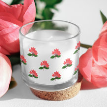 Ixora, Fleur de Maha Sarakham parfumé bougie de po