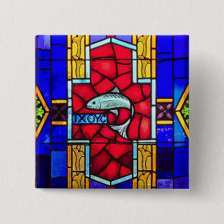 IXOYC Fish 2 Inch Square Button