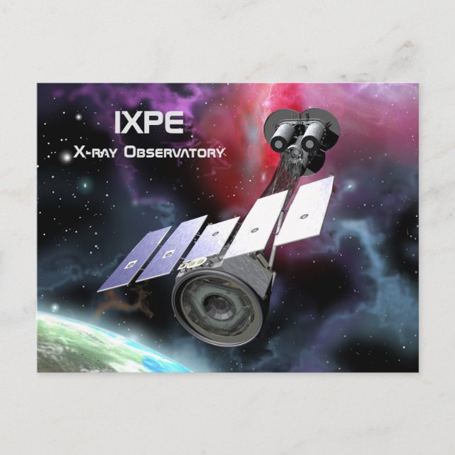 IXPE X-Ray Observatory Postcard (Front)