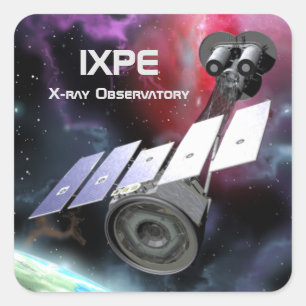 IXPE X-Ray Observatory Square Sticker