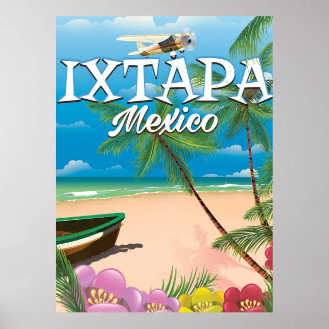 Ixtapa Mexico Beach poster (Front)