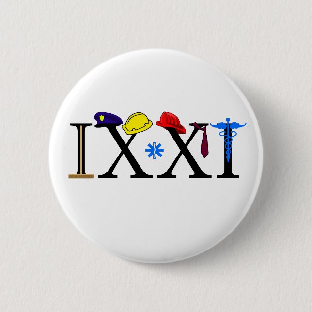 IXXI  Remember 9-11 2 Inch Round Button (Front)