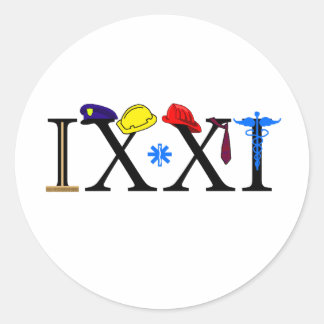 IXXI Remember 9-11 Classic Round Sticker