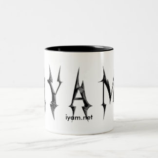 IYAM Black on White Cup/Mug Two-Tone Coffee Mug