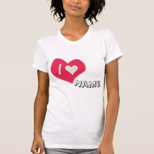 “I🤍You Heart – Cute Romantic Gift Design” T-Shirt