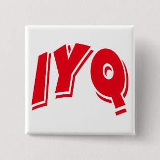 IYQ 2 INCH SQUARE BUTTON