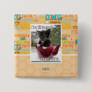 I'z a lil teepot 2 inch square button