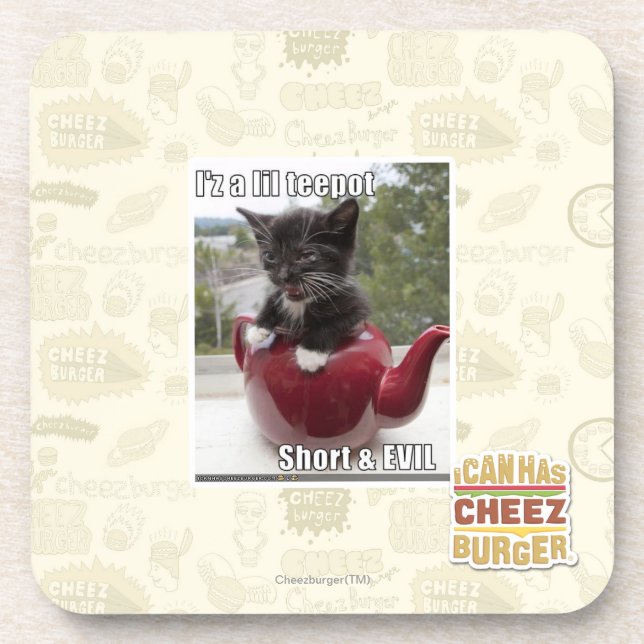 I'z a lil teepot coaster (Front)