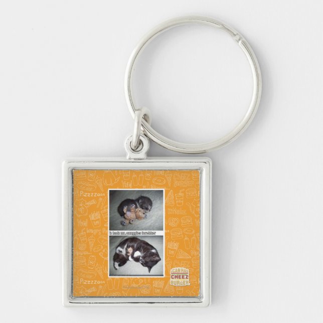 iz hadz mr. snuggies forebber keychain (Front)