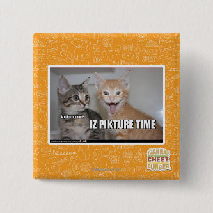 iz pikture time 2 inch square button