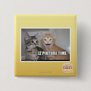 iz pikture time 2 inch square button