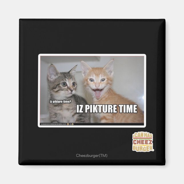 iz pikture time magnet (Front)