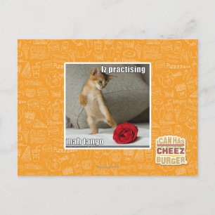 Iz practising mah tango postcard