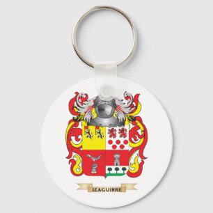 Izaguirre Coat of Arms (Family Crest) Keychain