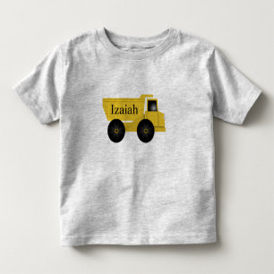 Izaiah Personalized Dump Truck Shirt
