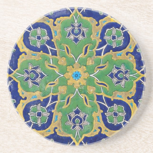 iznik ceramics coaster (Front)