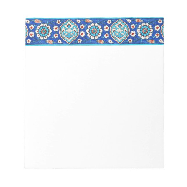 iznik ceramics notepad (Front)