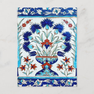 Iznik ceramics postcard