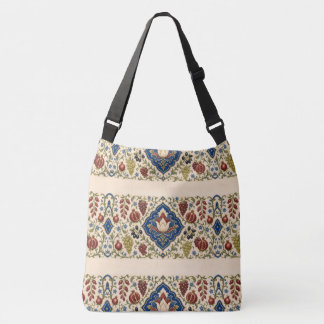 Iznik Pomegranate Ottoman Floral Crossbody Bag