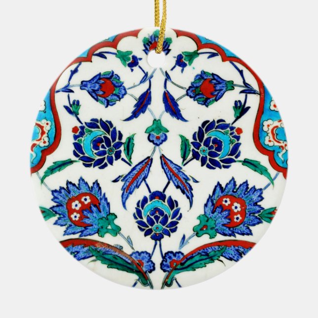 iznik tile ceramic ornament (Front)