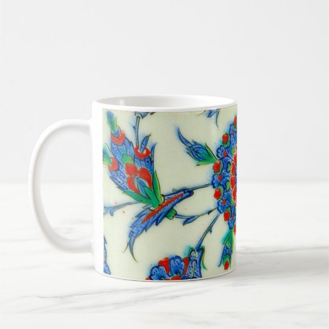 iznik tile coffee mug (Left)