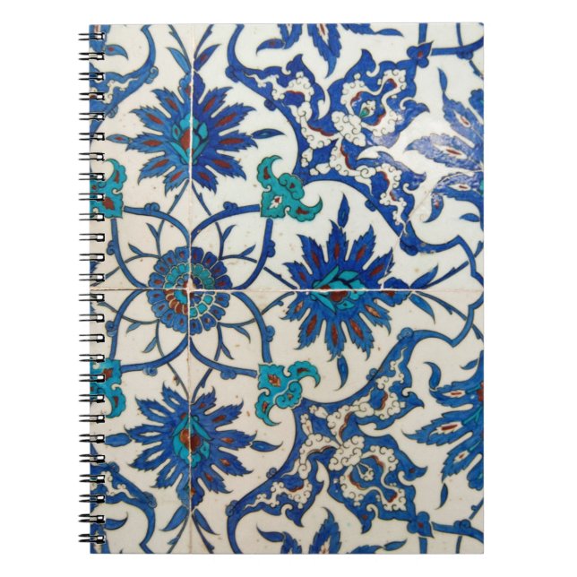 Iznik Tiles Blue Notebook (Front)