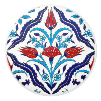 Iznik Tiles Ceramic Knob
