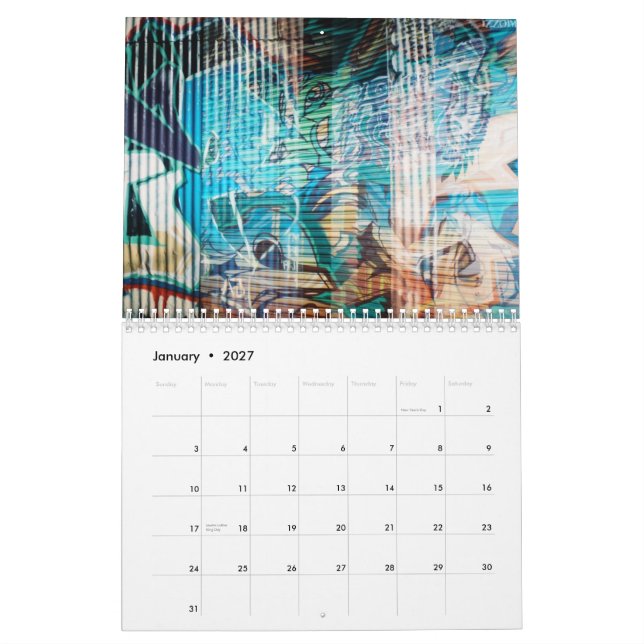 IZZOIMAGES 2013 Calendar (Jan 2027)