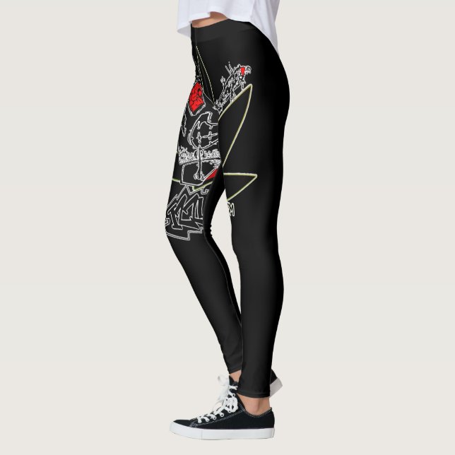 Izzumman Femmes Vêtements Leggings Noir (Gauche)