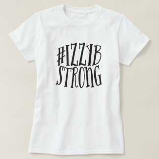 #IzzyBStrong Basic T-Shirt (Black Graphic)