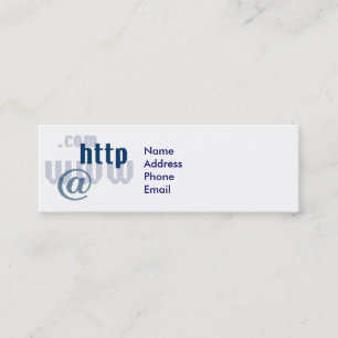 j0254444, NameAddressPhoneEmail Mini Business Card
