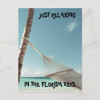 j0423125, JUST RELAXING, IN THE FLORIDA KEYS Postcard