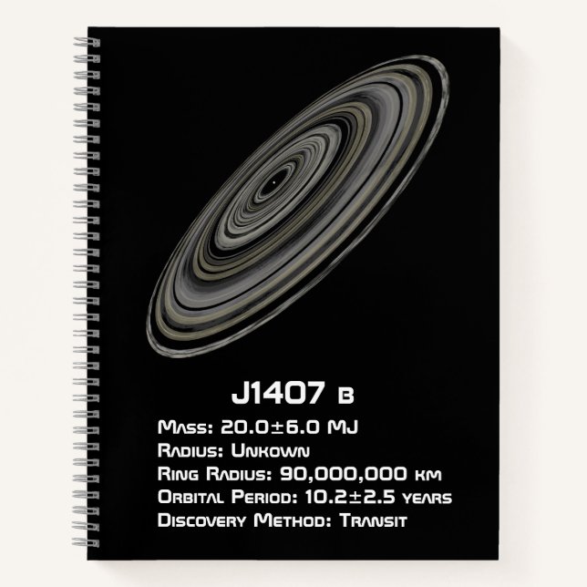 J1407 b (1SWASP J140747.93−394542.6 b) Notebook (Front)