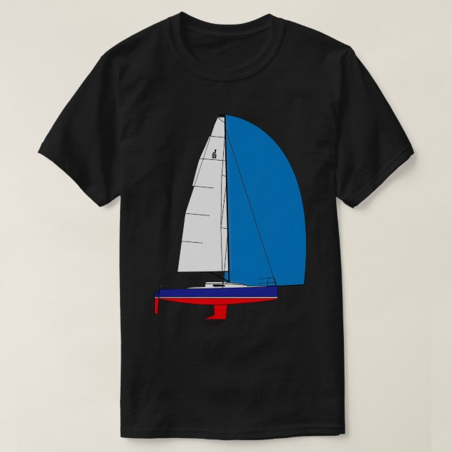 J88 Sailboat T-Shirt (Design Front)