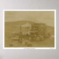"J.A. Chuck Wagon, Getting Dinner" Poster