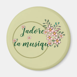 J’adore la Musique Magnet - Music Lover Gifts