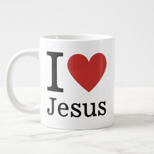 J❤️aime Jésus CUSTOMIZABLE Jumbo Mug