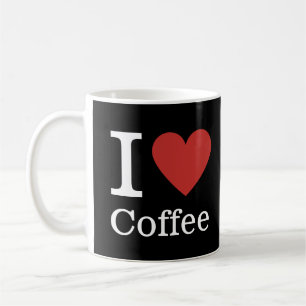 J❤️Aime La Mug De Café (Noir)