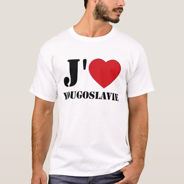 J AIME YOUGOSLAVIE 3D T-Shirt (Front)