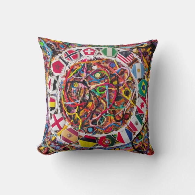J. Bonegard | Nessun Dorma Artwork Throw Pillow (Front)