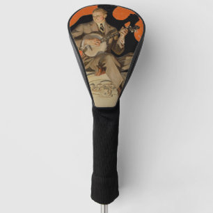 J.C. Leyendecker Banjo Player 1920 Art Deco Art Golf Head Cover